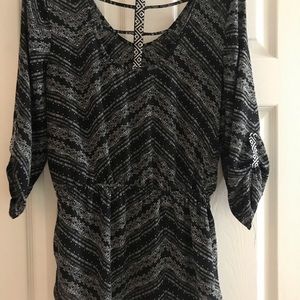 Black and white design shirt